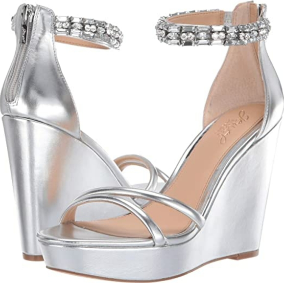 Badgley Mischka Jewel silver Kathleen rhinestone - Picture 9 of 9